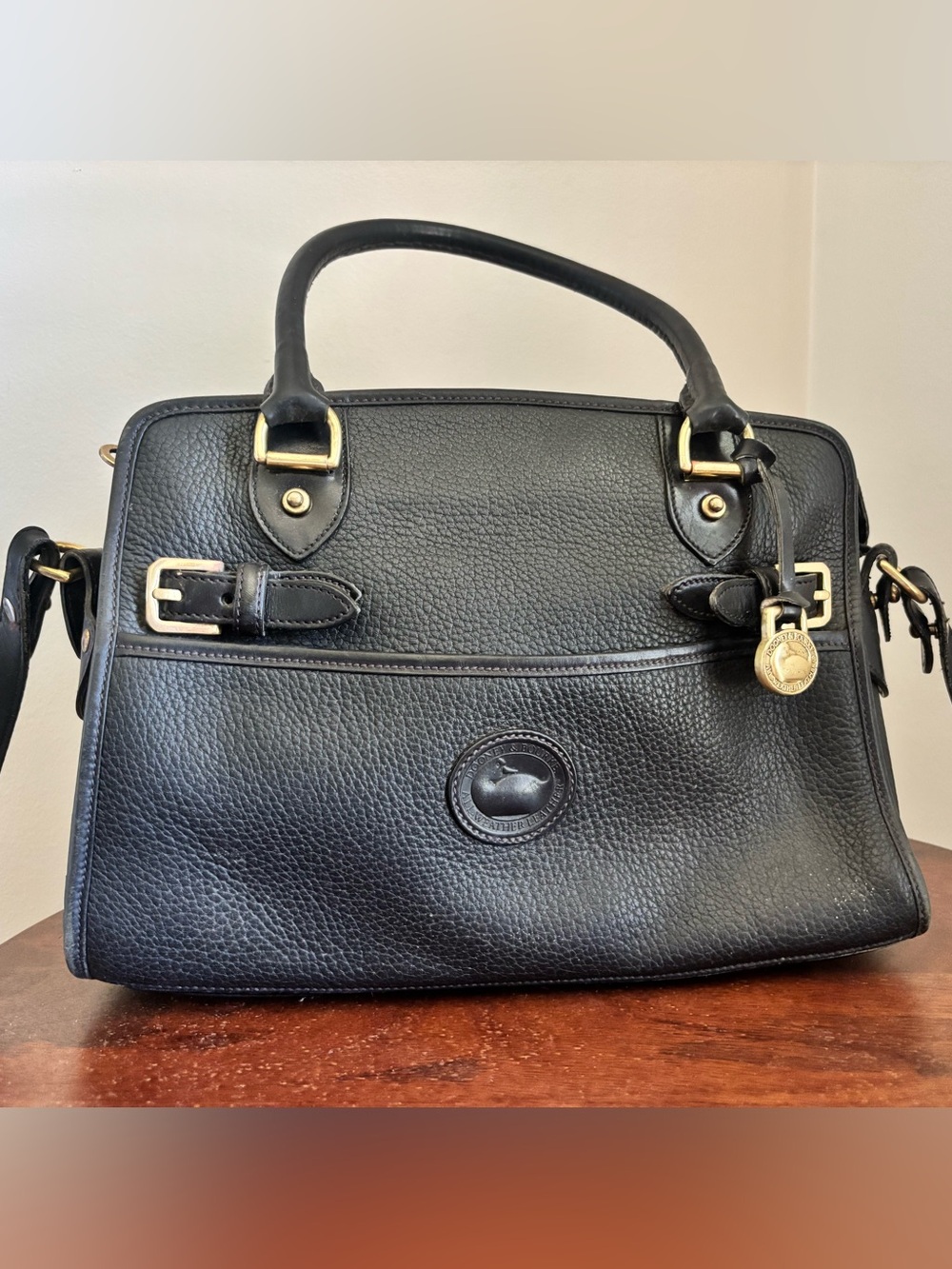 Vintage Dooney & Bourke AWL Black Bag